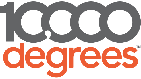 10000 degrees logo