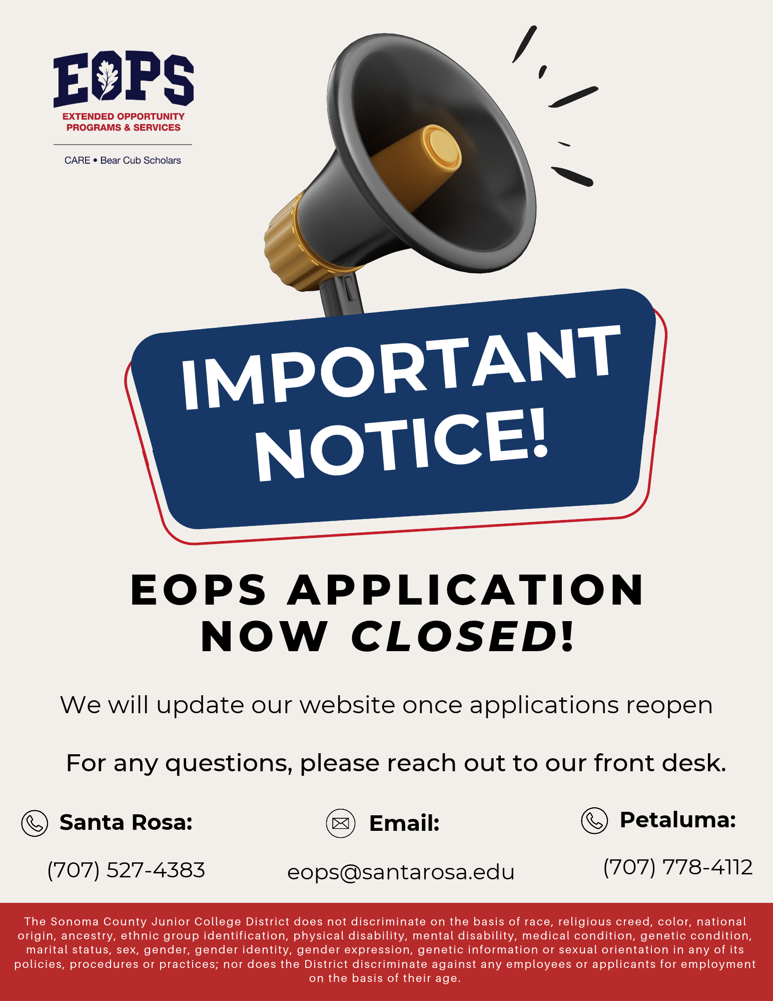 eops closed