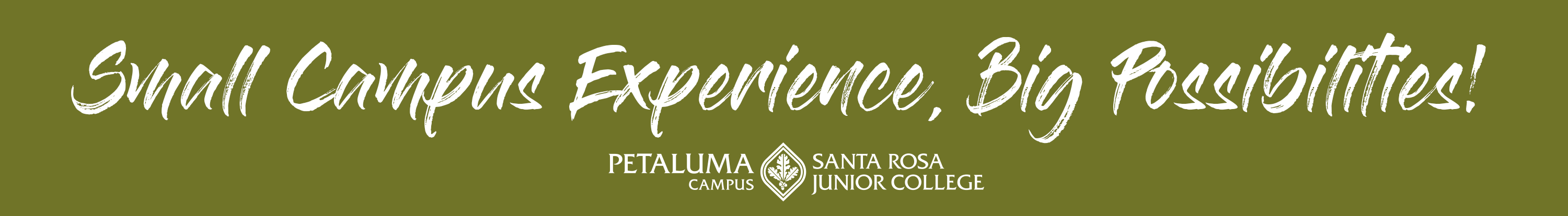 Petaluma Campus Logo Banner