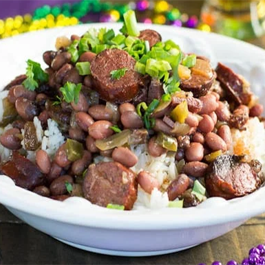 photo of red beans and rice