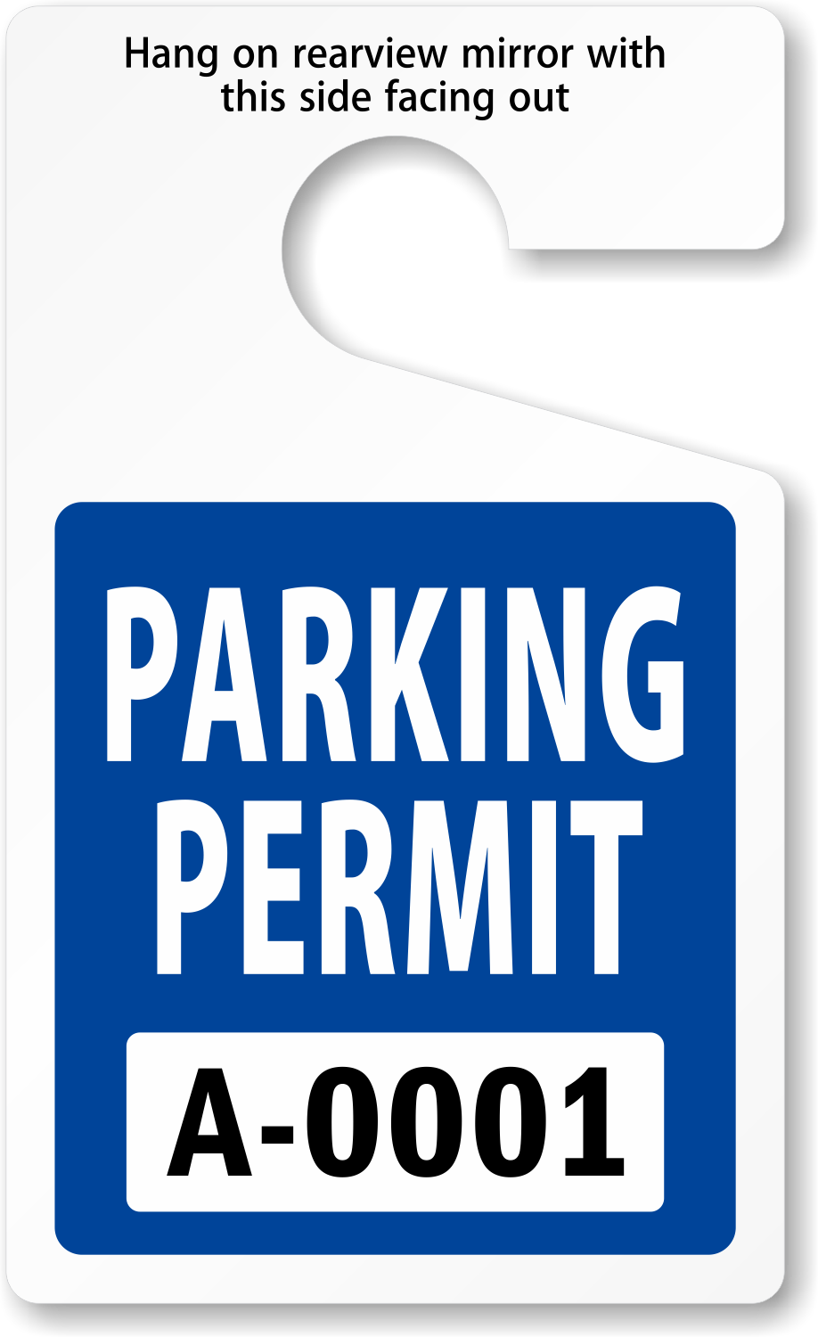 graphic of parking permit