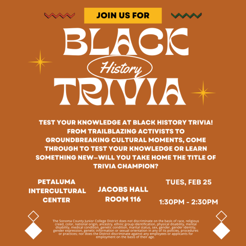 Black History Trivia Flyer